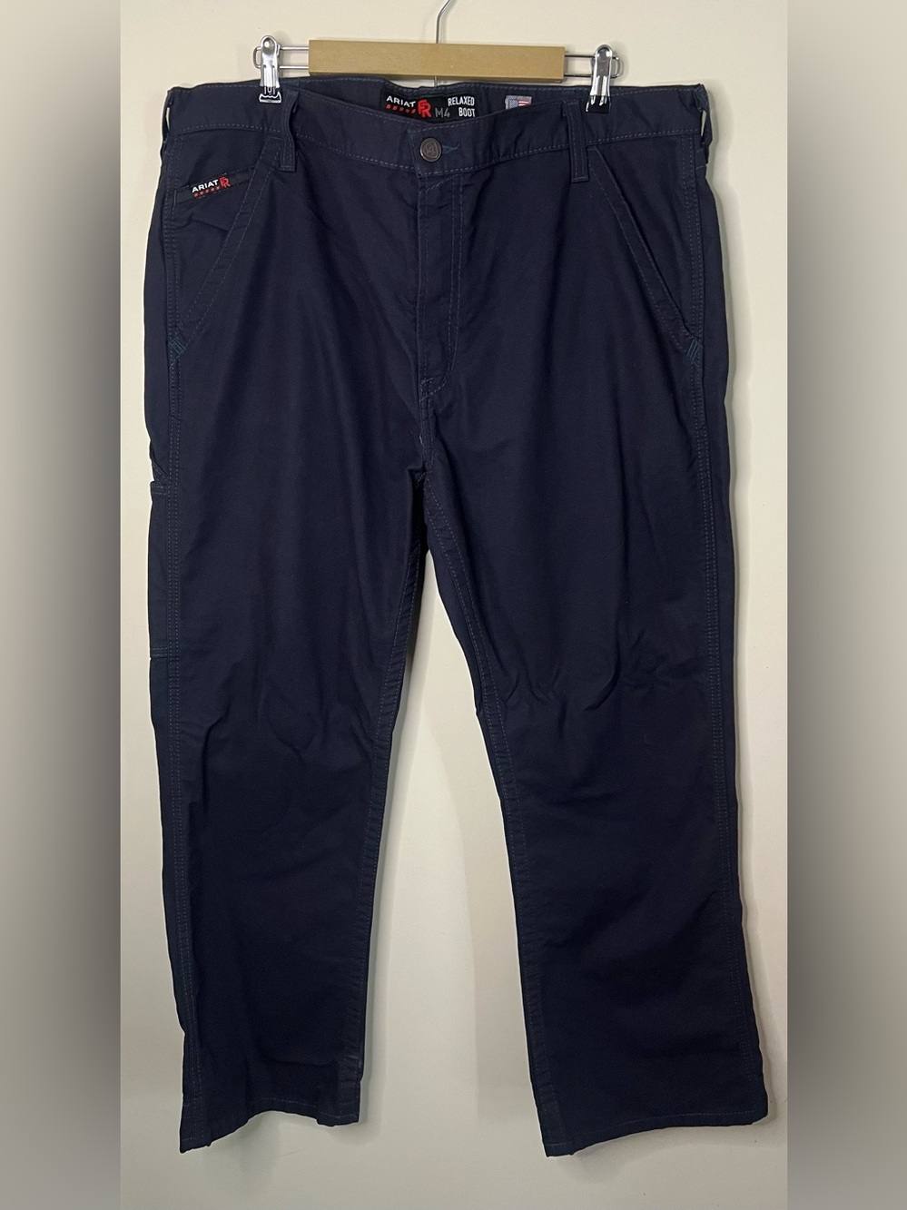 Ariat FR Relaxed M4 Cat 2 Blue Carpenter Pants 40x30 Fit 42x30